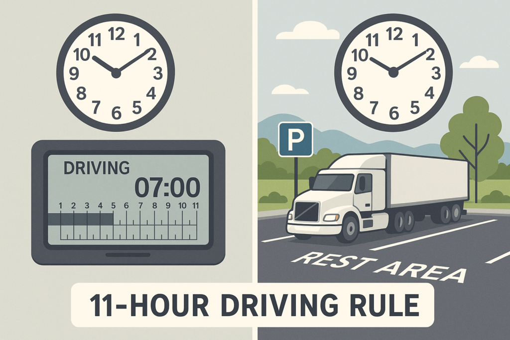 Property-Carrying Vehicle HOS Rules: 11-Hour Driving Limit